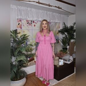 Pink Midi/Maxi Dress